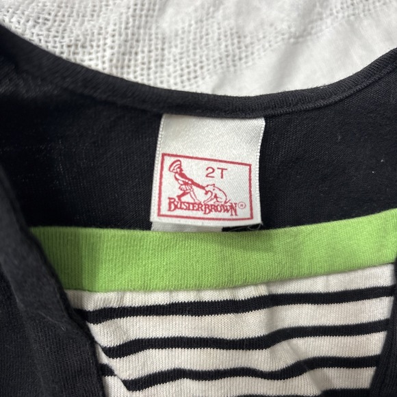 Buster Brown vintage 1980s toddler long sleeve girl dress 2T with bow - Picture 3 of 16